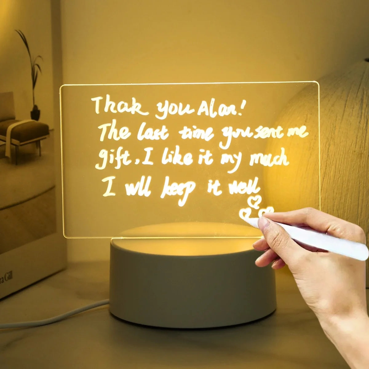 Tablero 3D para tomar notas creativas