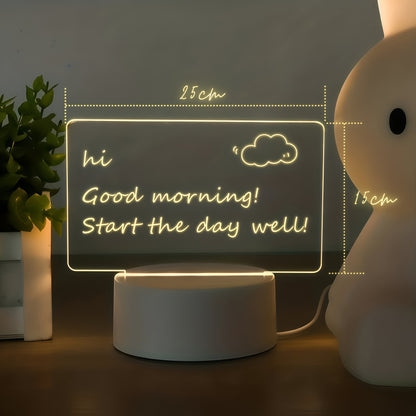 Tablero 3D para tomar notas creativas
