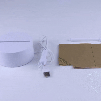Tablero 3D para tomar notas creativas